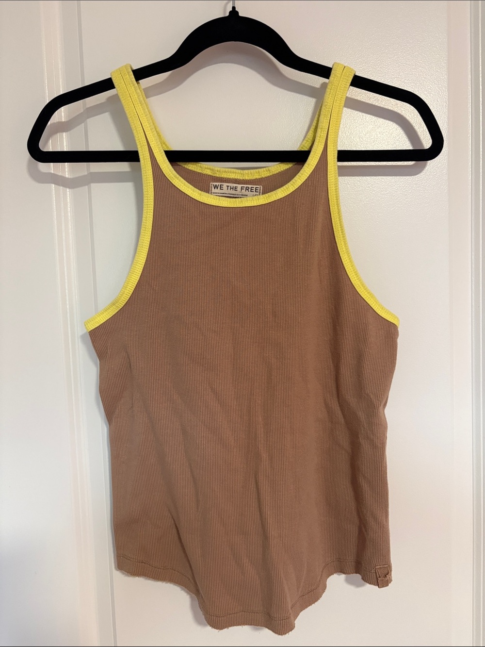 NWT Free People Only 1 Solid Ringer Tank